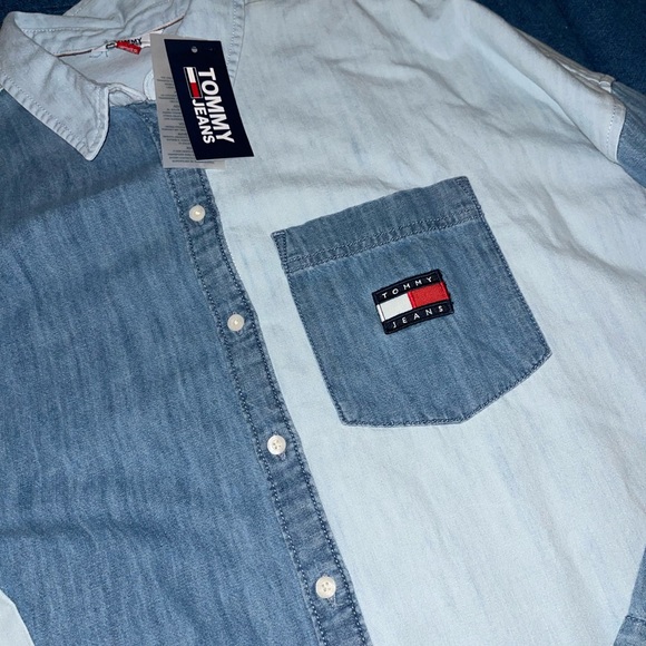 Tommy hilfiger dress shirt size large new! - Picture 3 of 4